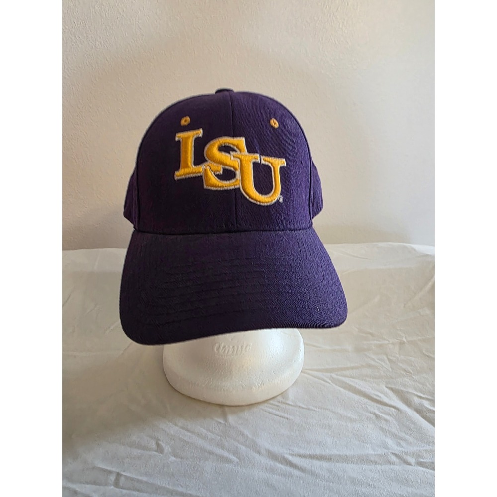 Zephyr LSU Tigers Hat Mens 7 5/8 Purple Fitted 100% Wool NCAA Baseball Cap